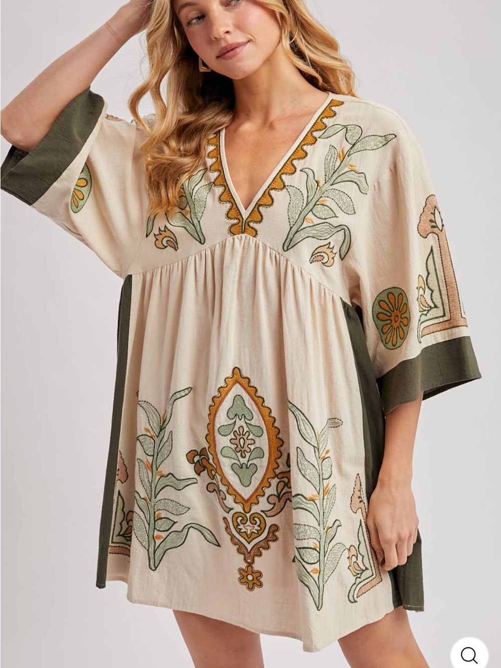 Zara embroidered dress size XL - Picture 2 of 16